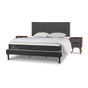 Cama Europea CIC King New Ortopedic + Respaldo Eufrates + 2 Veladores + Almohadas + Plum&oacute;n