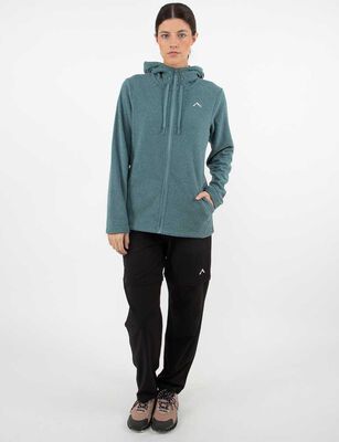 Imagen 2 del producto Polerón Deportivo Mujer Alpinextrem Esmeralda, Negro