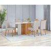 Juego de Comedor Di Poretti Design Astrid 6 Sillas Gris