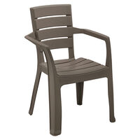 Silla para Terraza Rimax con Apoya Brazos Baru Mocca