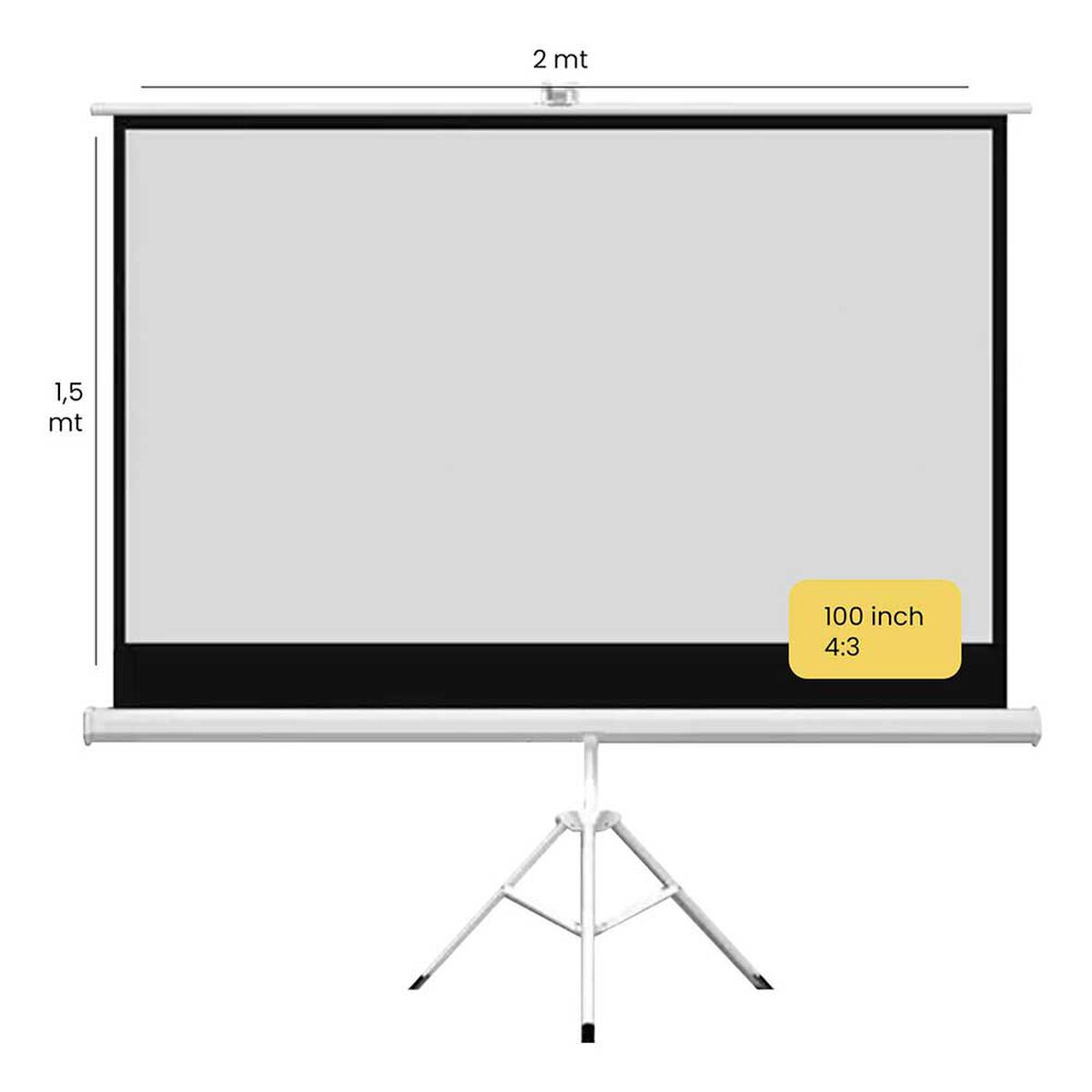 Proyector Portatil Smart Orion 12000lm + Tel&oacute;n 100" LEVO