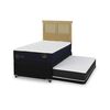 Cama Nido CIC 1,5 Plazas Premium + Respaldo Torino Mostaza