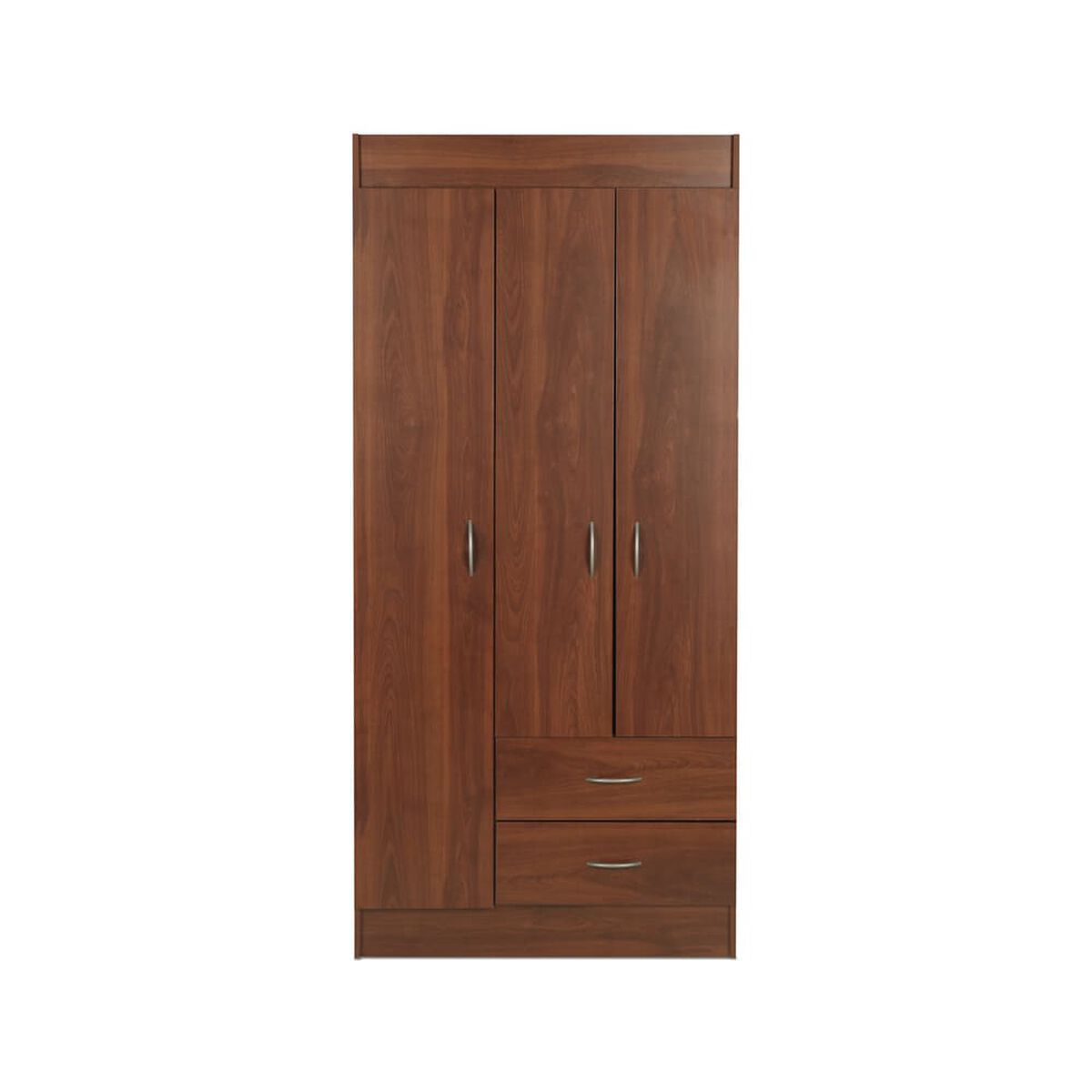 Closet Stanford 3 Puertas 2 Cajones Cerezo