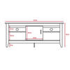 Rack TV Hasta 65" con Puerta + Arrimo Tuhome Essential