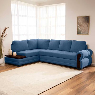LIVING FACTORY Sofá Seccional Living Factory Michigan 6 Cuerpos Azul
