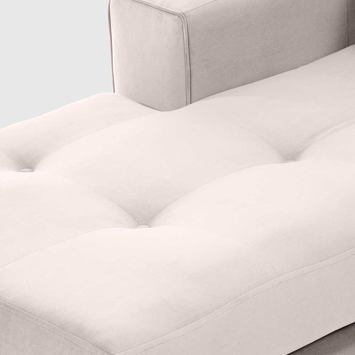 Sofá Seccional Izquierdo Living Factory Milan 3 Cuerpos Beige