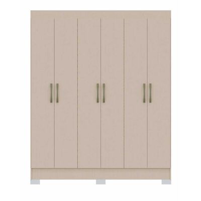 Imagen 2 del producto Clóset Vekkahome Roma 6 Puertas 1 Cajón Beige