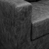 Sof&aacute; Muebles MPR Maverick 2 Cuerpos Negro