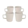 Set 4 Mugs Doral Porto Servo Blanco