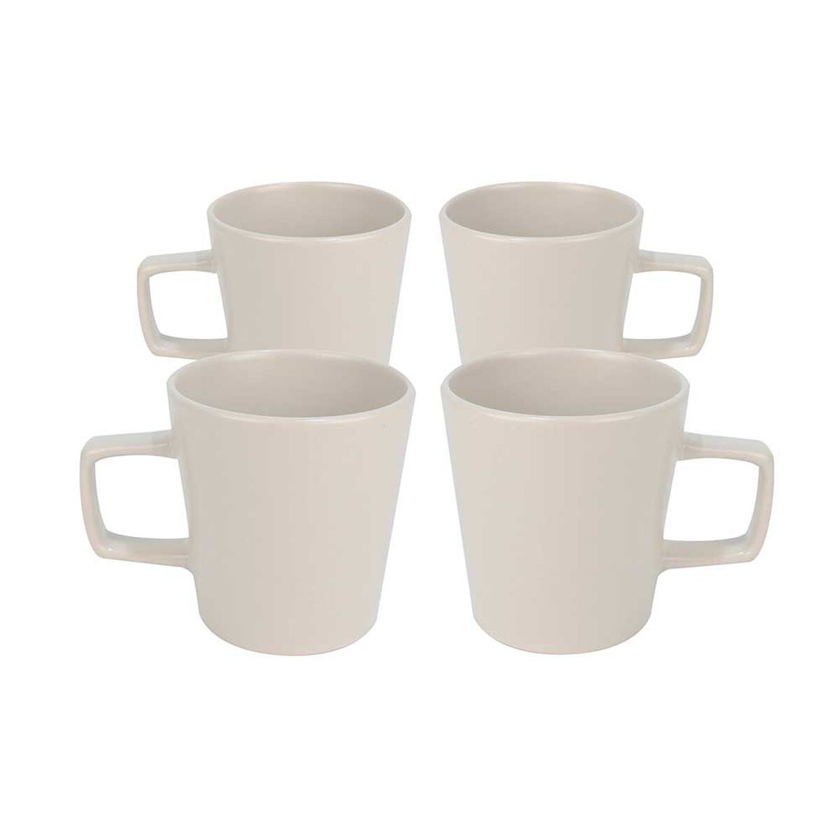 Set 4 Mugs Doral Porto Servo Blanco