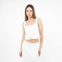 Blusa Sin Mangas Mujer Zibel Crudo