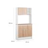 Mueble de Cocina CIC Marsella 1 Cajón 5 Puertas Blanco Alpino