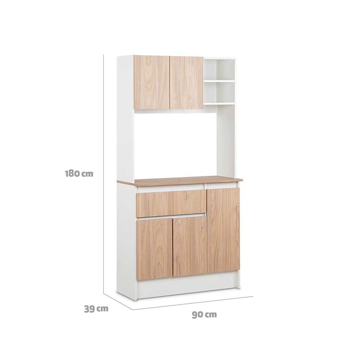 Mueble de Cocina CIC Marsella 1 Cajón 5 Puertas Blanco Alpino