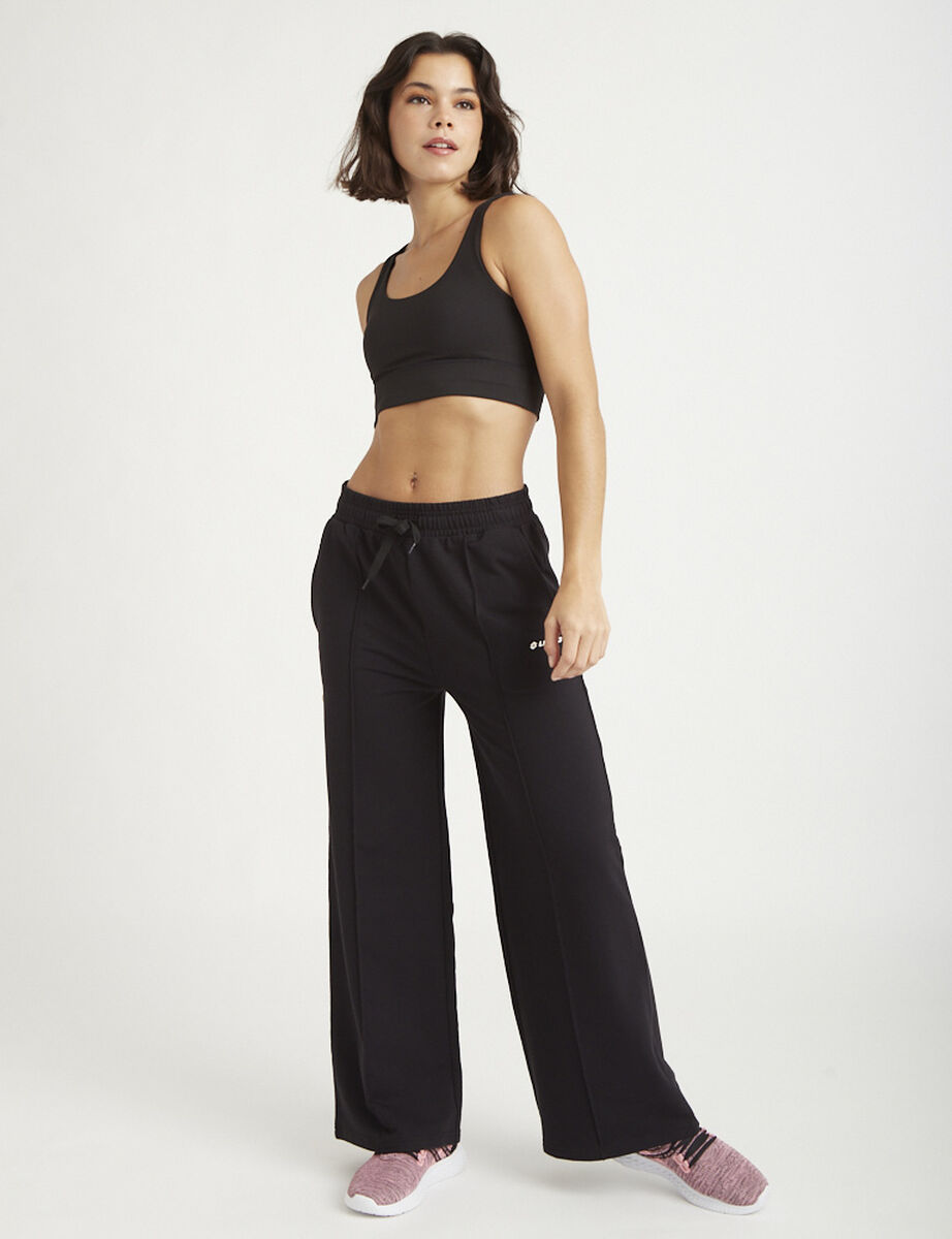 Pantalón De Buzo Algodón Deportivo Mujer Lotto