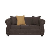 Sofá Black Factory Barcelona 3 Cuerpos Café