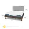 Cama Europea CIC King Alaska + Respaldo