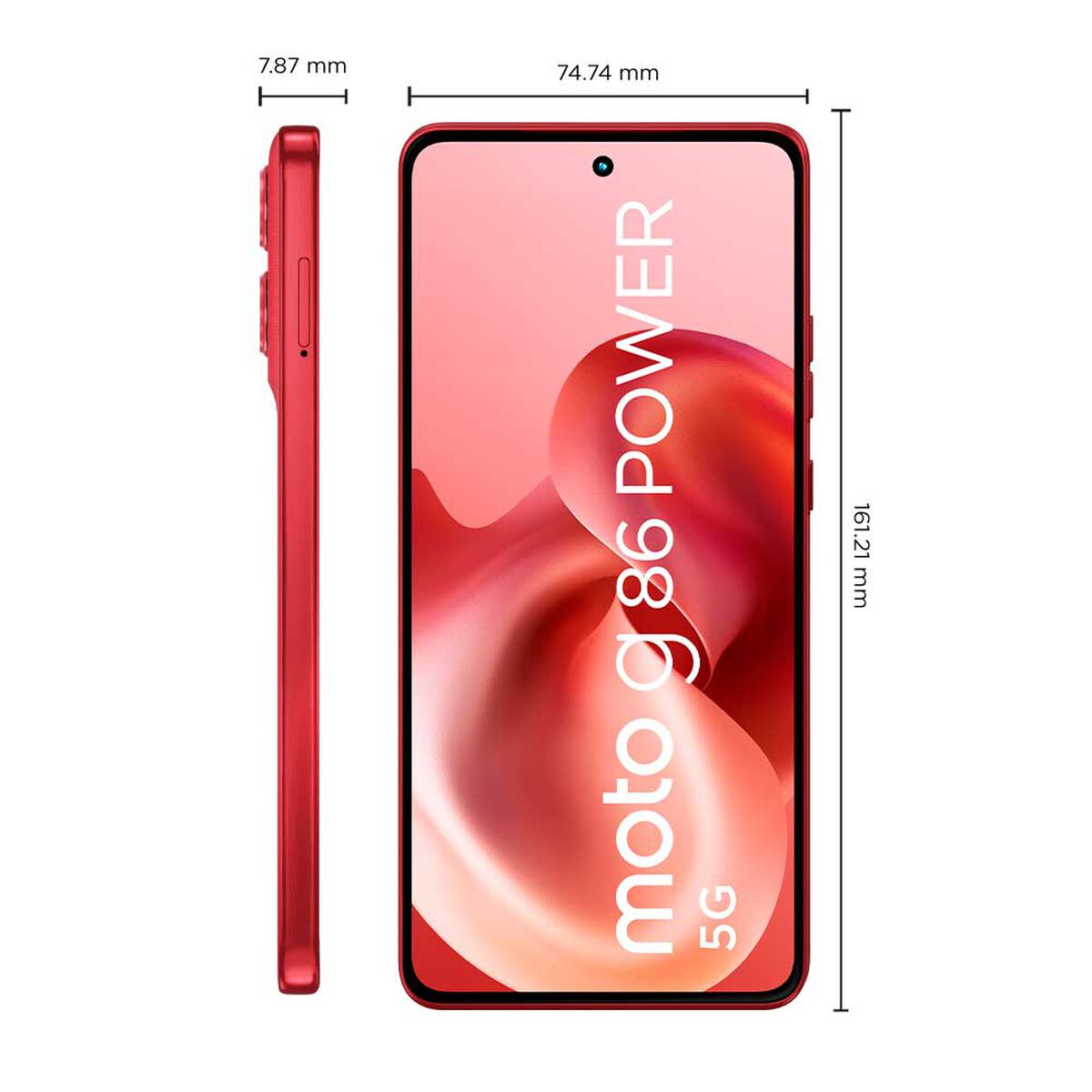 Smartphone Moto Moto G86 5G 256 GB 6,67" Cereza