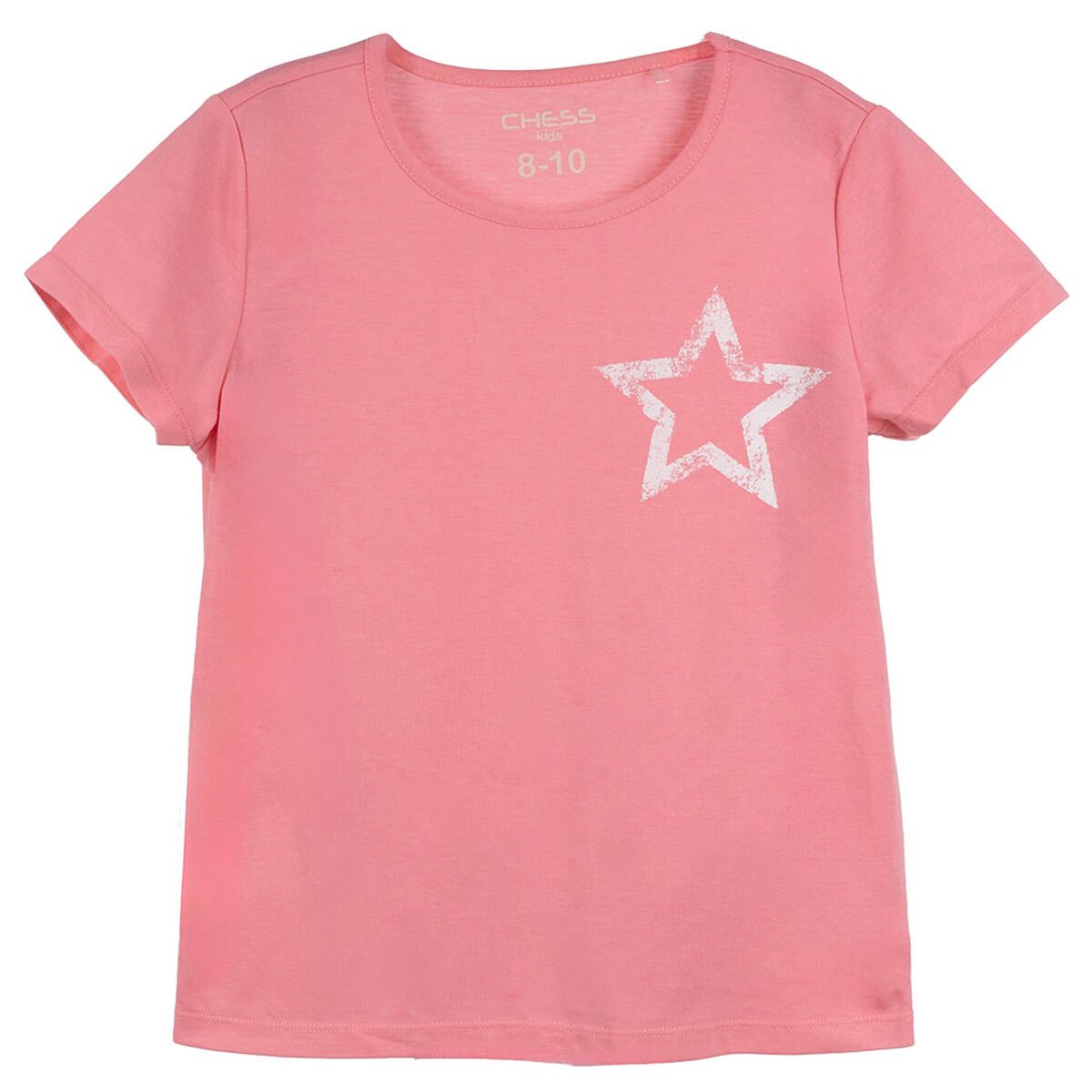 Polera Manga Corta Niña Chess
