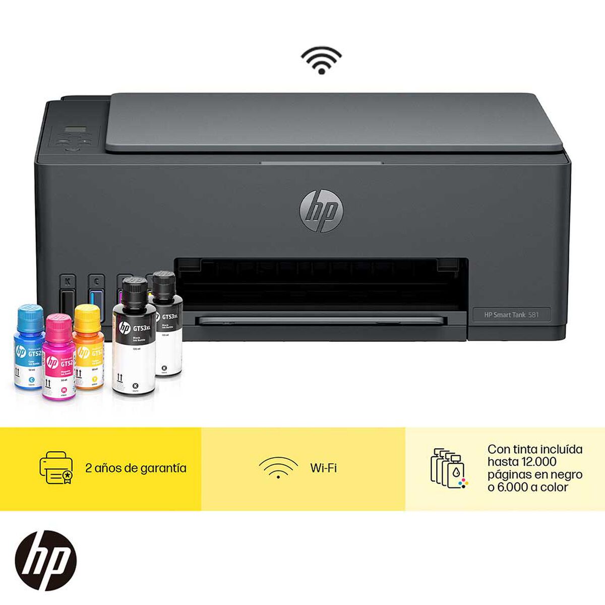 Multifuncional HP Smart Tank 581 Wifi