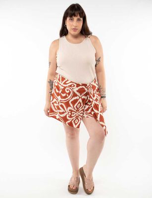 Imagen 2 del producto Short Estampado Mujer Extralindas Terracota
