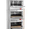 Horno Semi Industrial Ticgas 3 Cámaras Inox 58x65 Gas Natural