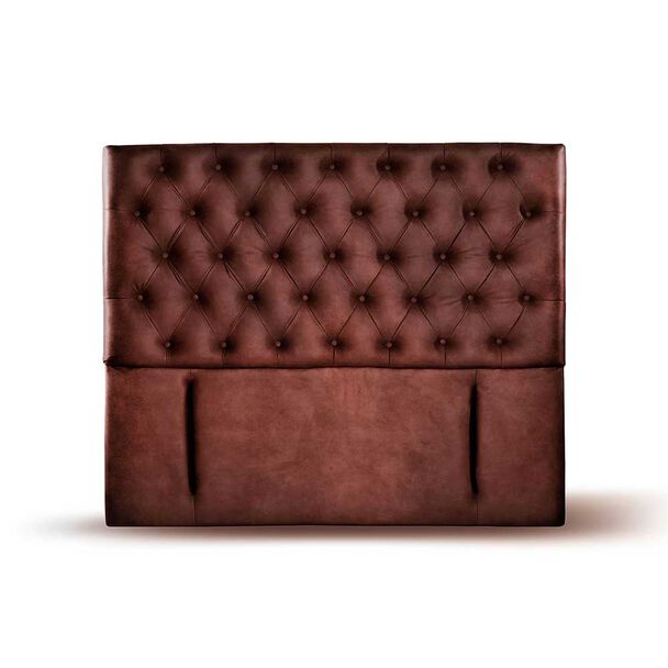 Respaldo Latam Home King Florencia Cuero Café Moro