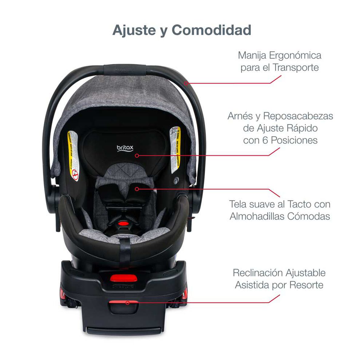 Coche Travel System B-Free B-Safe Gris Britax