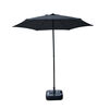 Juego de Comedor Terraza Casanova 6 Sillas Negro