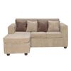 Sofá Seccional Intercambiable Essenza Phuket Beige 3 Cuerpos