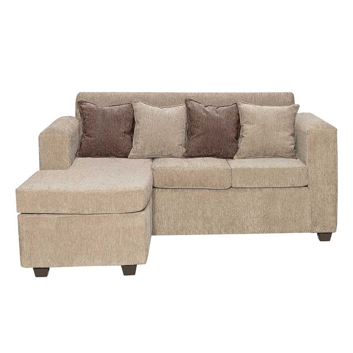 Sofá Seccional Intercambiable Essenza Phuket Beige 3 Cuerpos