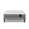 Cama Europea Latam Home Full Zen Best Tela Velvet Gris