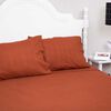 Juego de S&aacute;banas Doral 2 Plazas Embossed Terracota