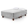 Cama Europea Cannon King Hybrid Cotton + Almohadas Microfibra 50x90 cm