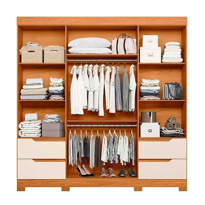 Imagen 2 del producto Clóset Vekkahome Vivacce 4 Puertas 4 Cajones Beige