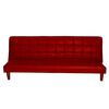 Futón Latam Home Turin PU 3 Cuerpos Rojo
