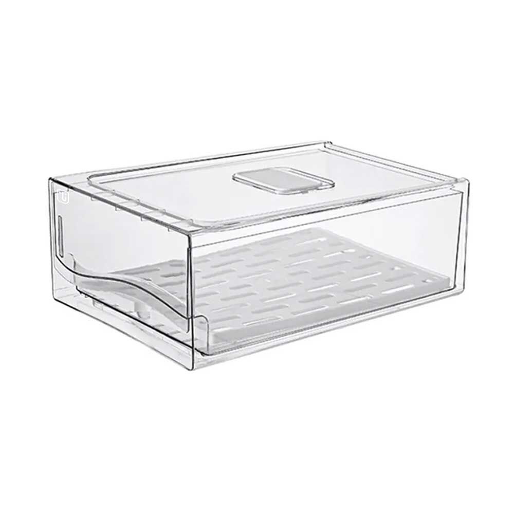 Caja Organizadora Refrigerador con Drenaje Grande Simplit