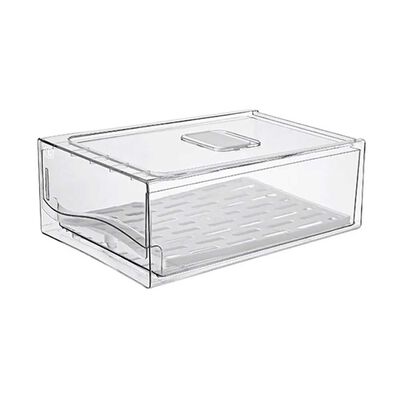 Caja Organizadora Refrigerador con Drenaje Grande Simplit
