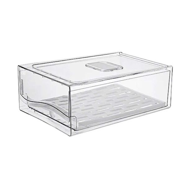 Caja Organizadora Refrigerador con Drenaje Grande Simplit