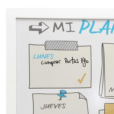 Imagen 2 del producto Pizarra Plástico Vgo Teenager 40 x 60 cm Blanco