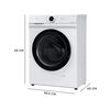 Lavadora Automática Midea MF100W80/W 8 kg.