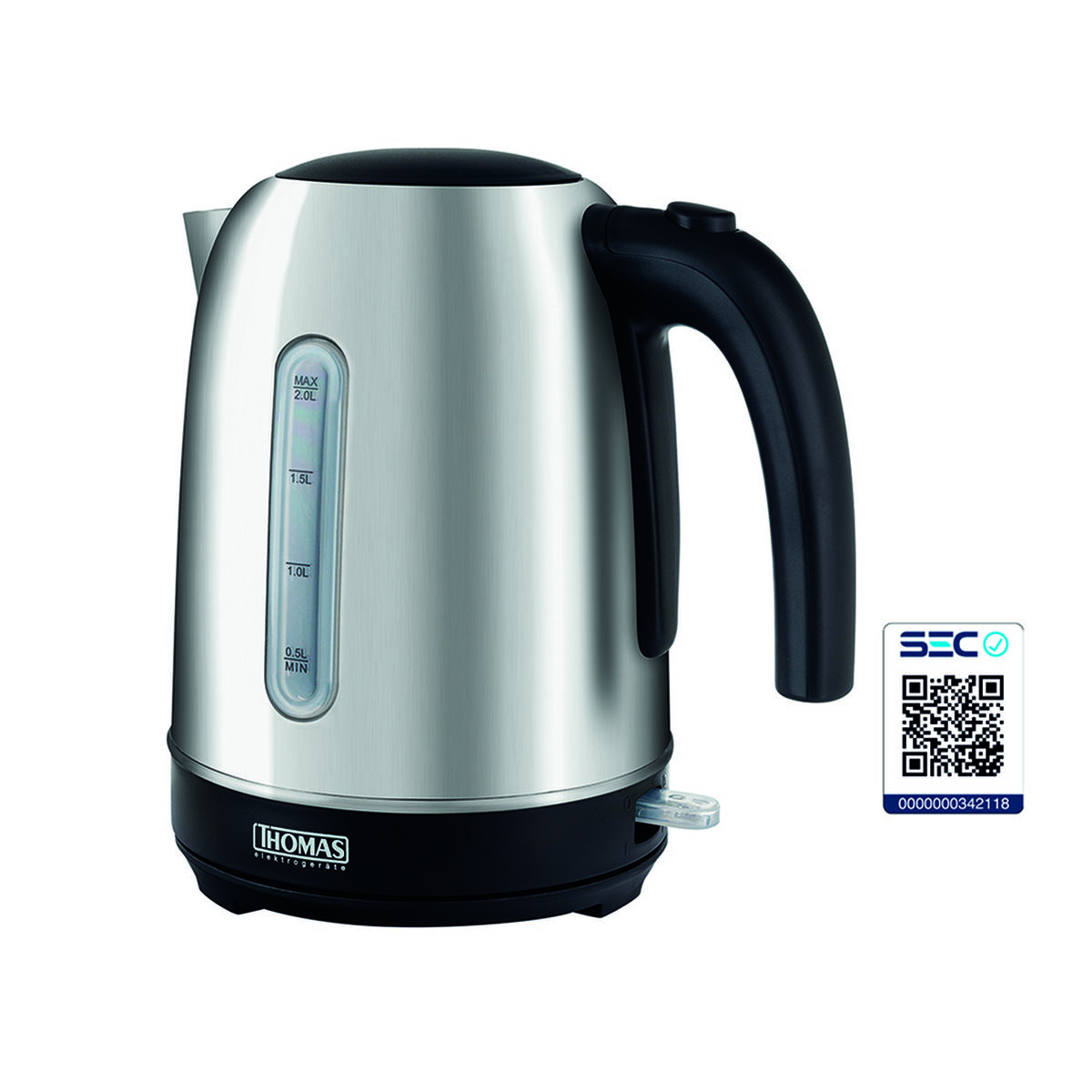 Hervidor Eléctrico Thomas TH-5407i 2 lt.