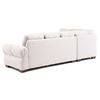 Sof&aacute; Seccional Living Factory Michigan 6 Cuerpos Beige