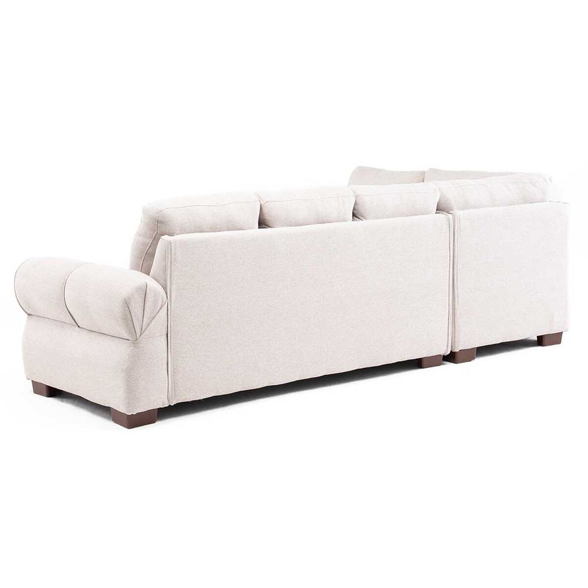 Sof&aacute; Seccional Living Factory Michigan 6 Cuerpos Beige