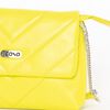 Cartera Cross Bag Mujer Amarillo Eco Cuero Icono