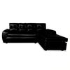 Seccional Derecho Elegant Houston Cheise PU 5 Cuerpos Negro
