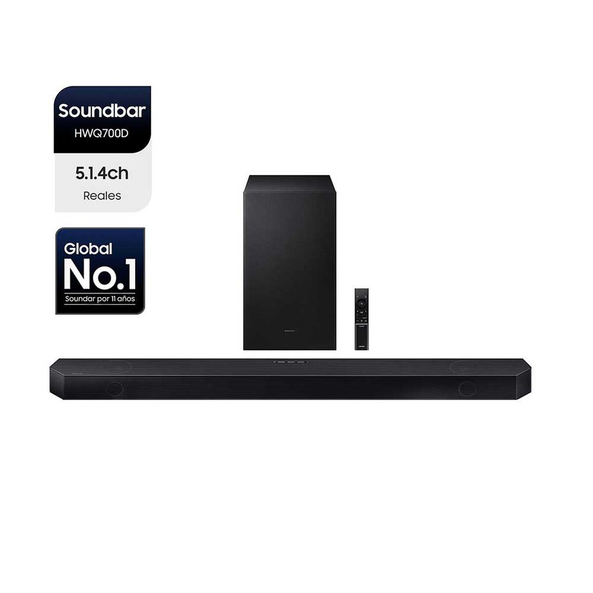 Soundbar Samsung HW-Q700D/ZS Negro