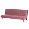 Futón Latam Home Turin Velvet 3 Cuerpos Palo Rosa