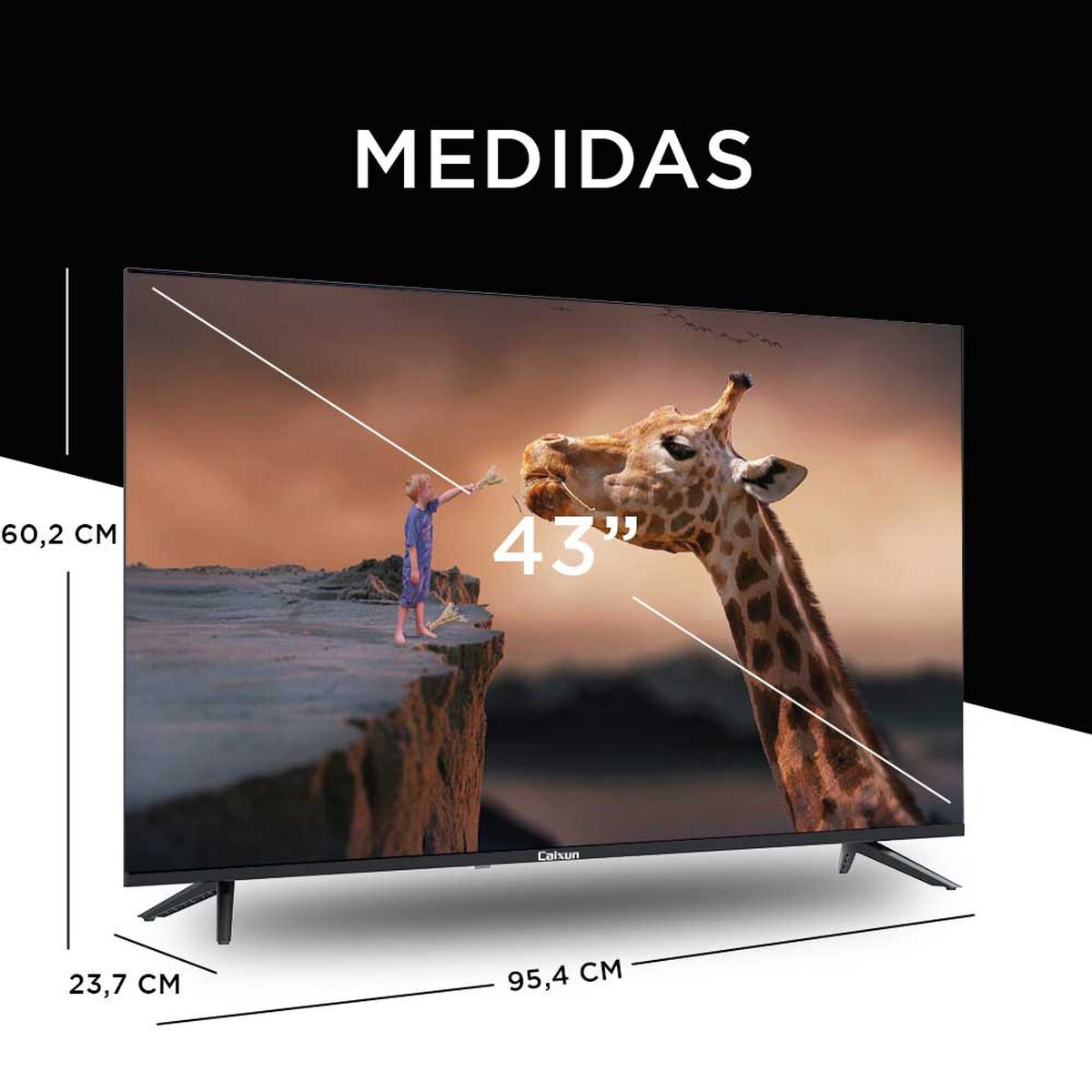 Smart TV LED 43&quot; Caixun FHD Google TV C43V1FG