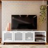 Rack TV Yardas Genesis Hasta 75" Blanco