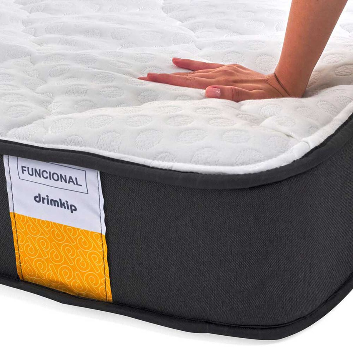 Cama Europea Drimkip 1,5 Plazas Funcional + Topper